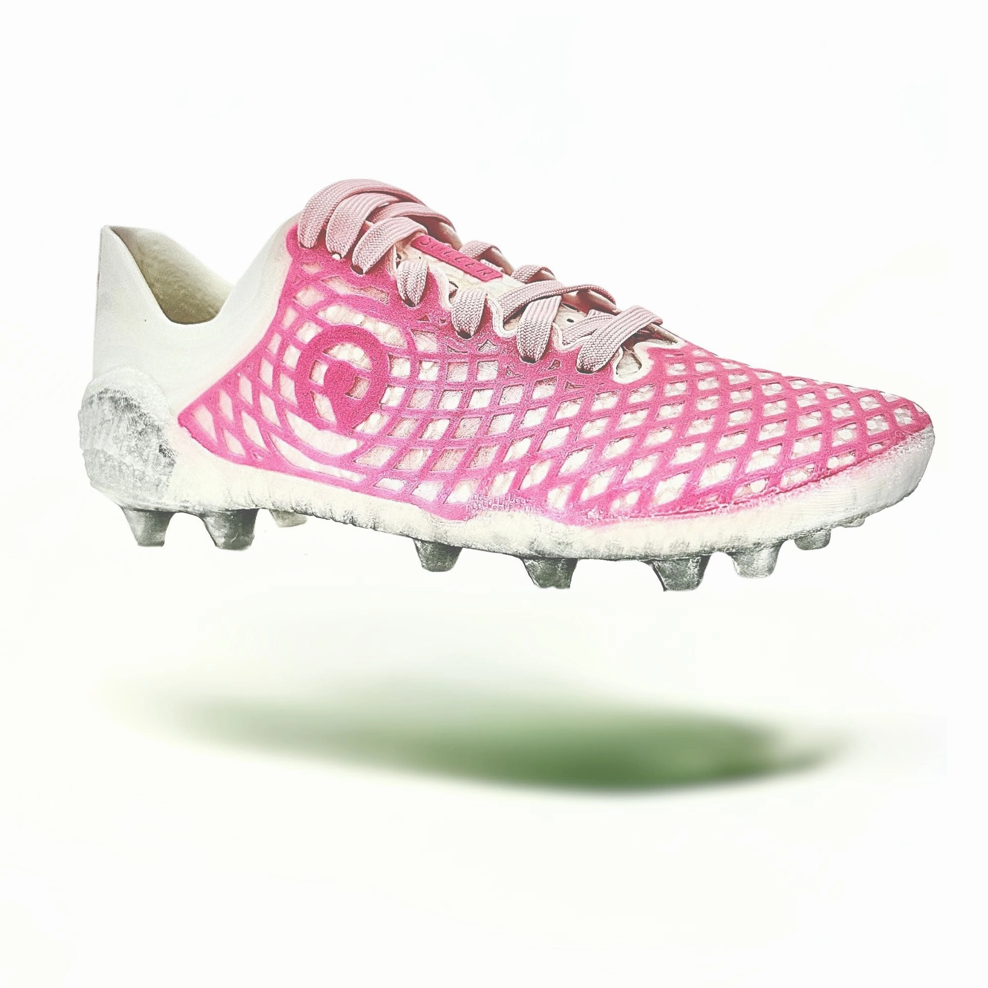 Soccer Player Cleats Custom Soccer Cleats - Flamingo Pink - FG Conical