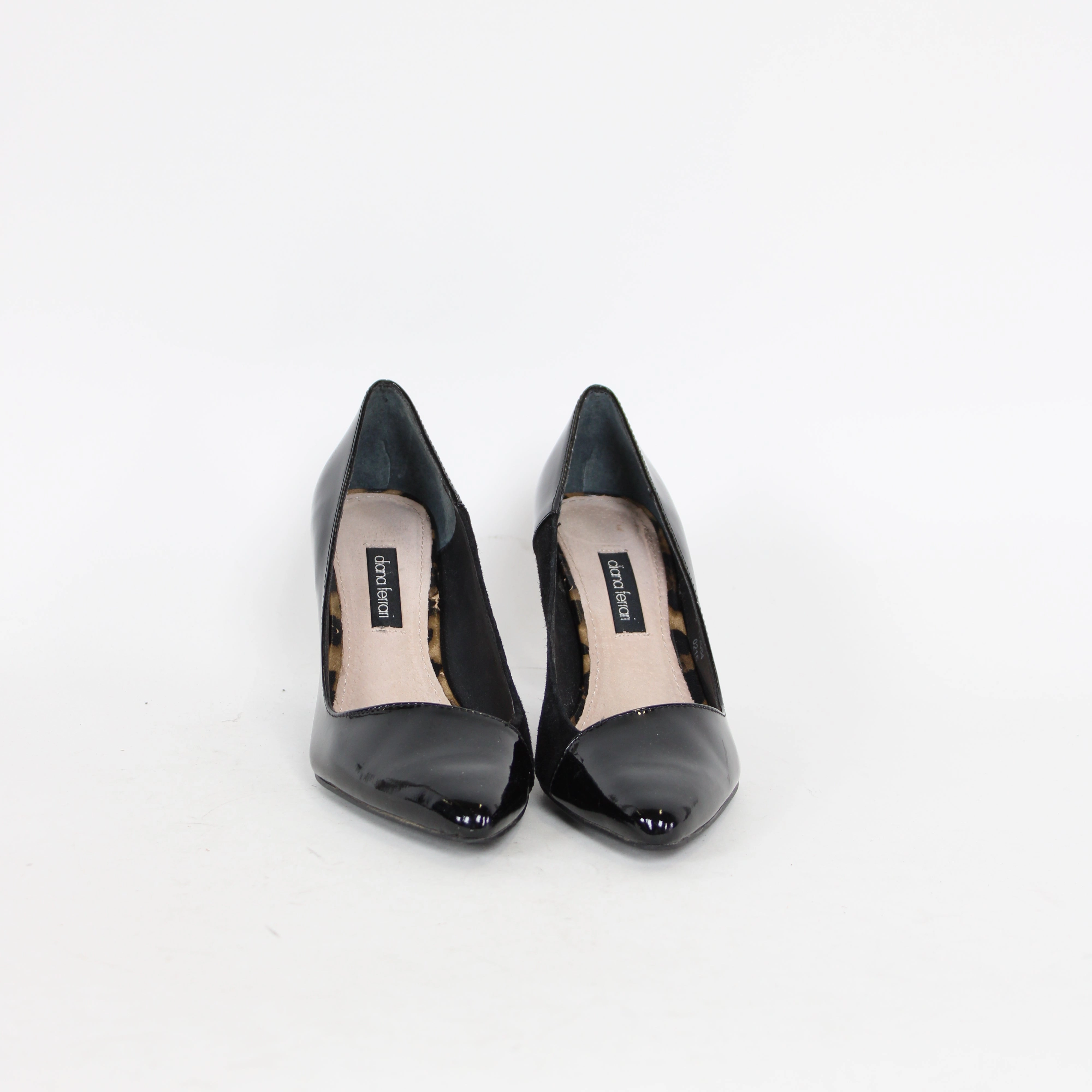 Diana Ferrari Black Court Heels High Heels Mania Com