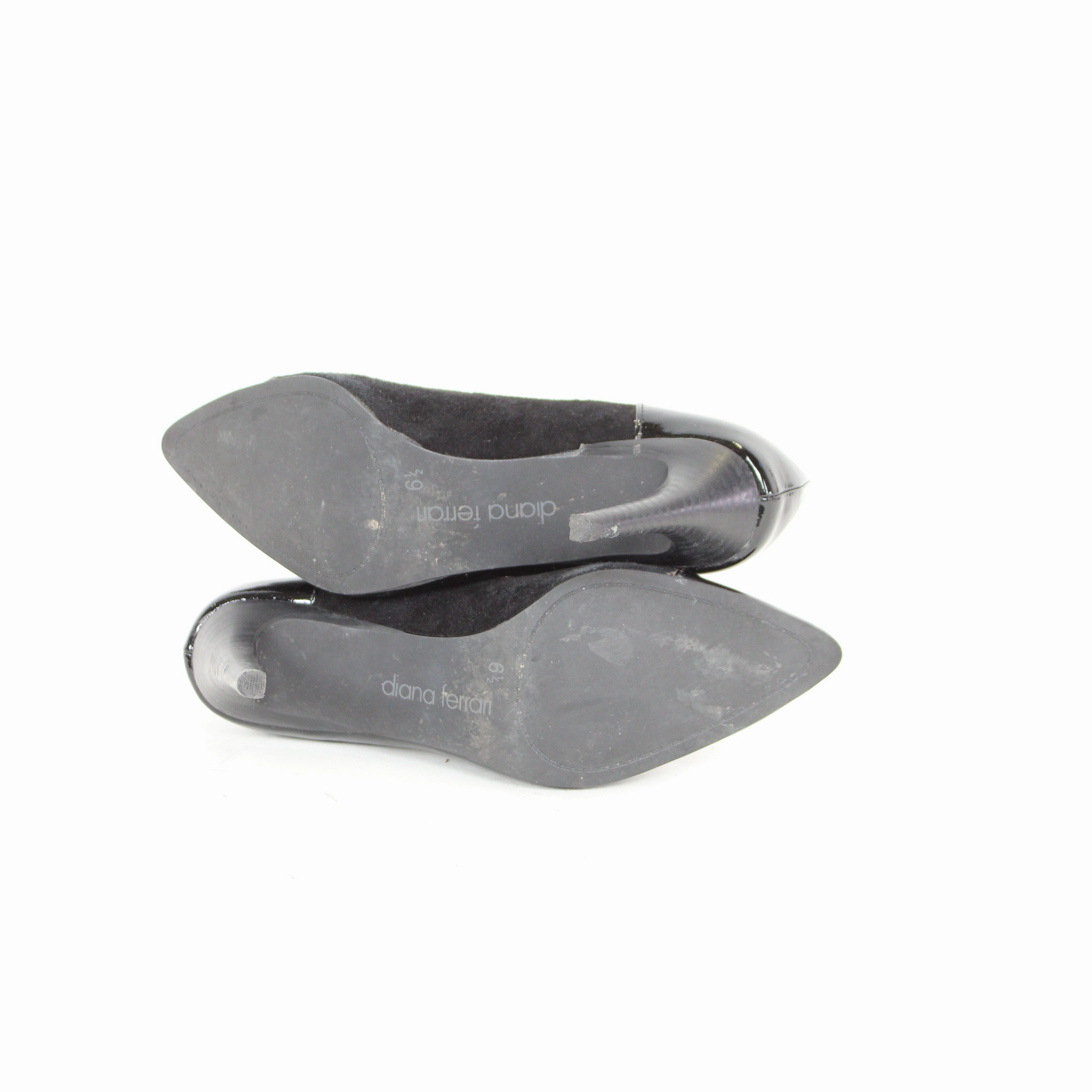 Diana Ferrari Black Court Heels Zara High Heel Ankle Boots