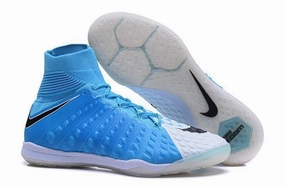 New Nike HypervenomX Proximo II Dynamic Fit IC HP30026 Soccer Cleats Shoes SkyBlue White Black Custom Made Nike Shoes