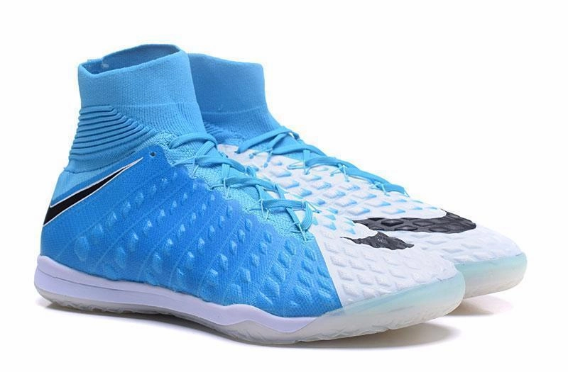 New Nike HypervenomX Proximo II Dynamic Fit IC HP30026 Soccer Cleats Shoes SkyBlue White Black Nike Borough Shoes