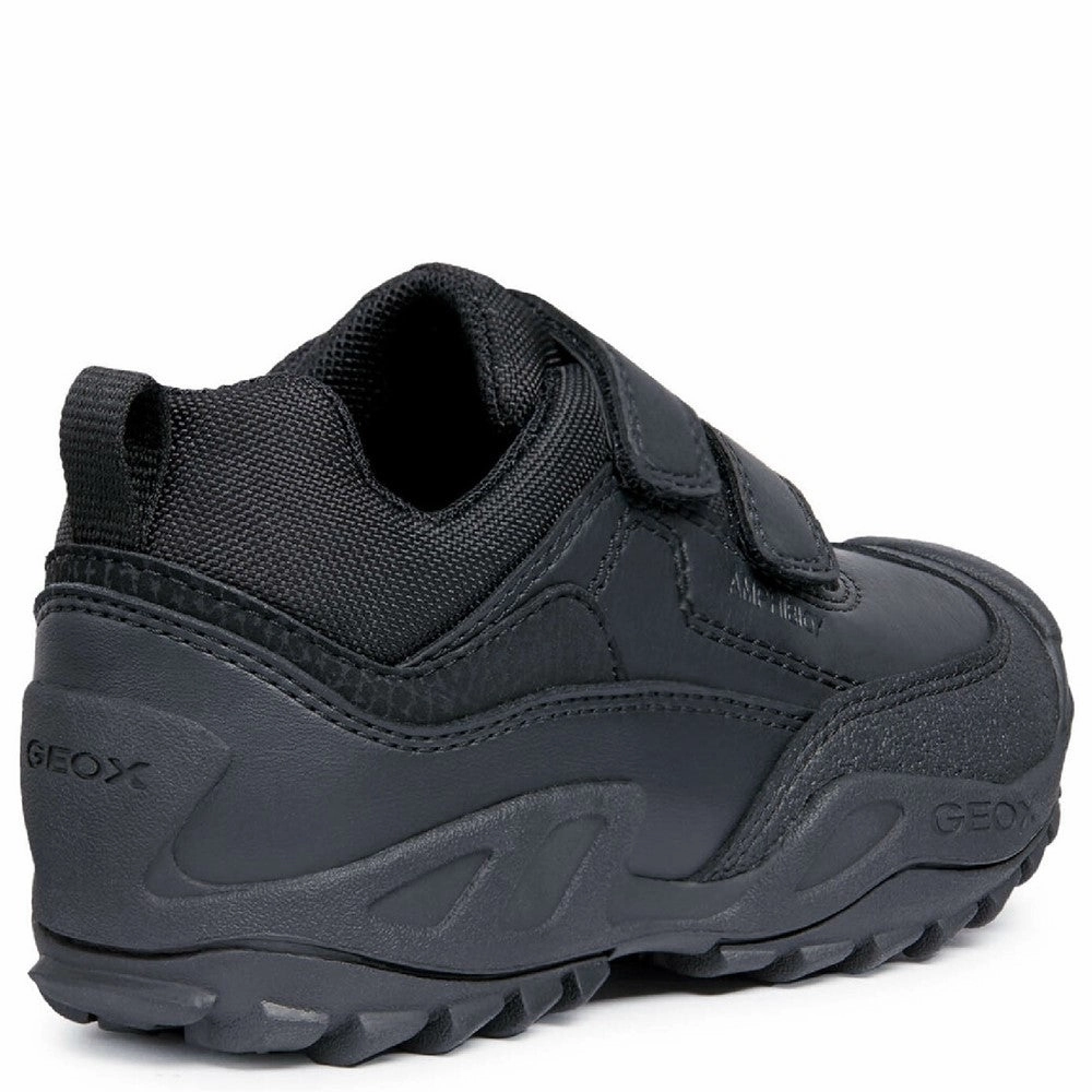 Geox J New Savage Boy B A Waterproof Touch Fastening Junior Trainers