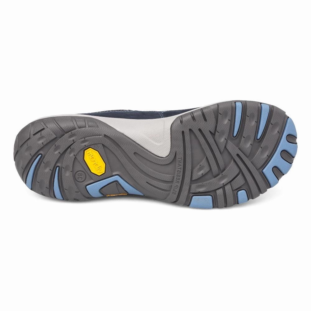 Dansko Women's Paisley Tie Waterproof Navy Milled Nubuck Faster 2 Waterproof Shoes