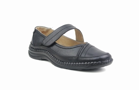 Bottega Veneta Astaire Loafers Ladies Nurse Office work UK Wide EEE Fit Touch Fasten Womens Casual Loafers Shoe