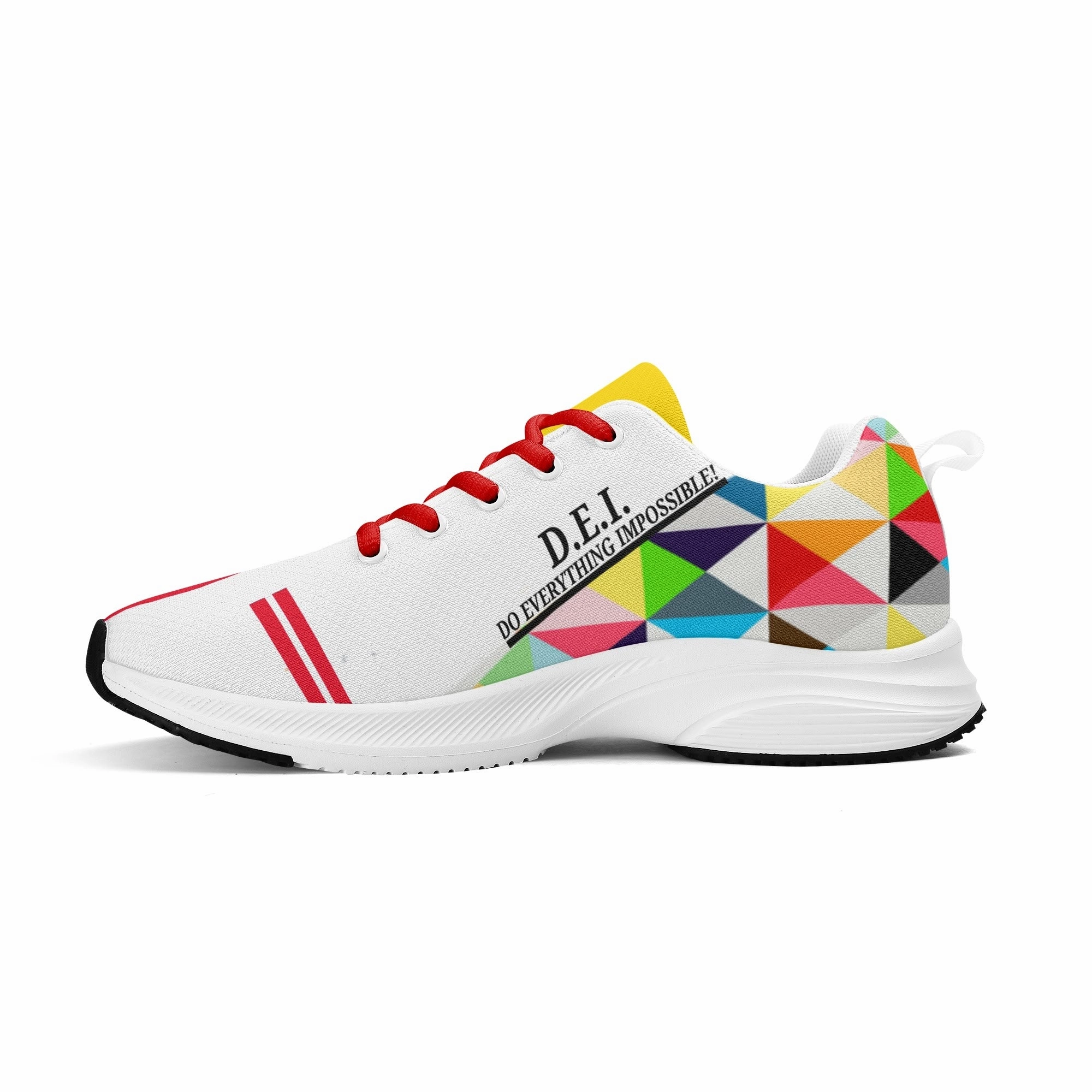 DEI SL25 Black Logo, Red Stripes & Multi Color Design Adult EVA Mesh Walking Running Shoes Reviews For Running Shoes