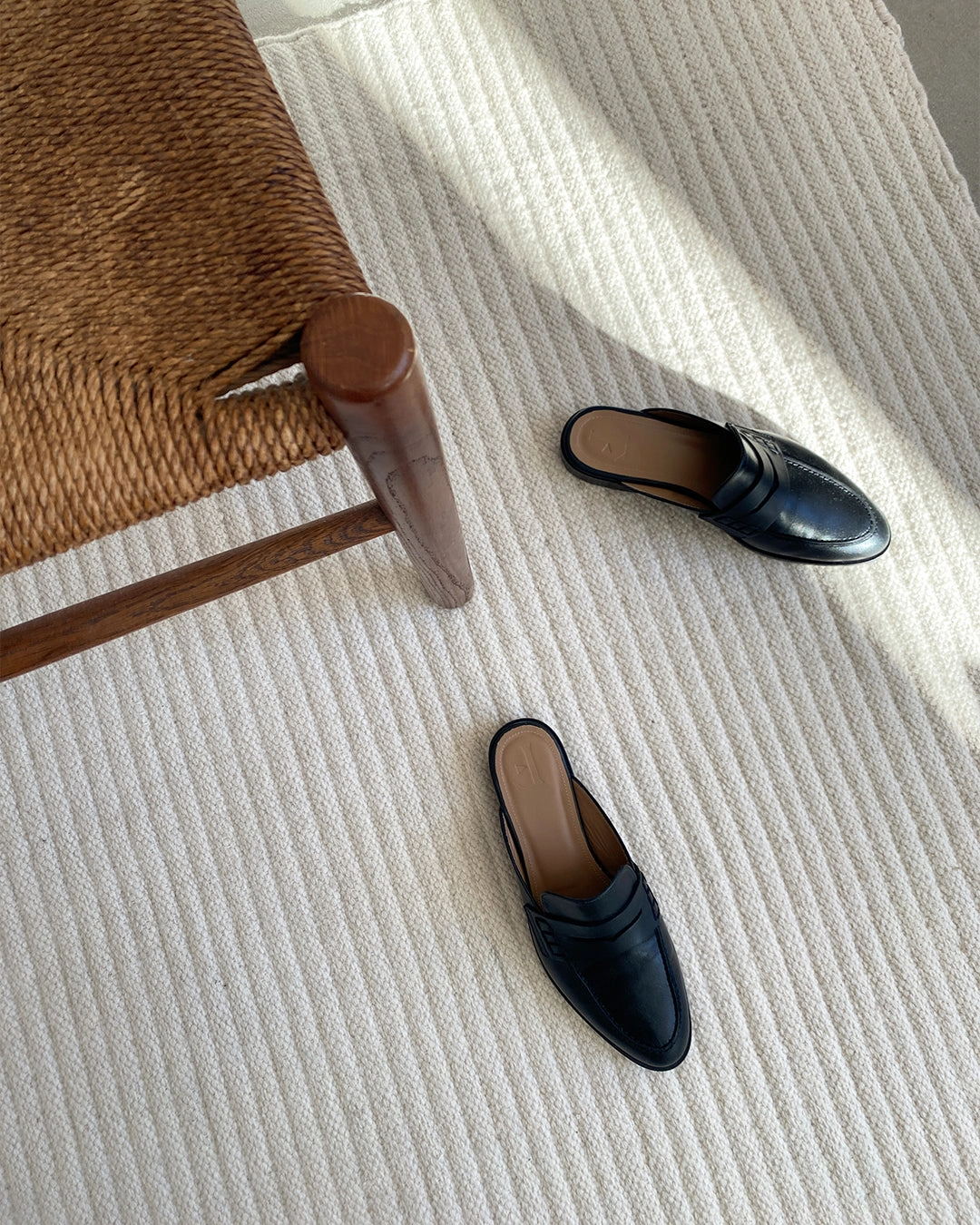 Loafers And Socks Diana Leather Black