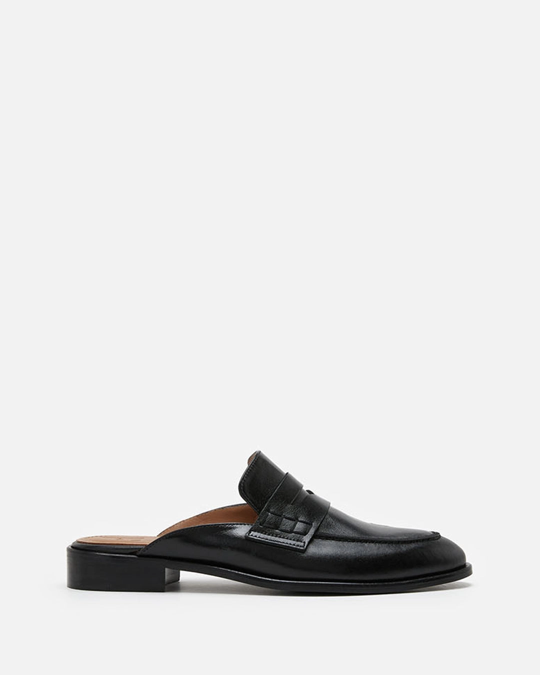 Diana Leather Black Loafers Work