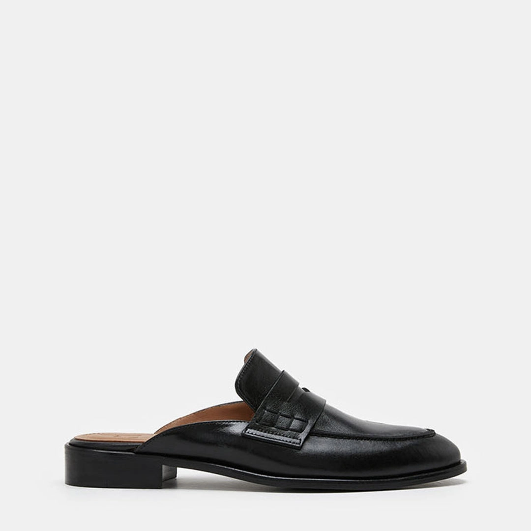Loafers And Slacks Diana Leather Black
