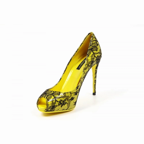 Wide Heel Pumps Dolce & Gabbana decollete open toe Bette C18992 AF255 8S830