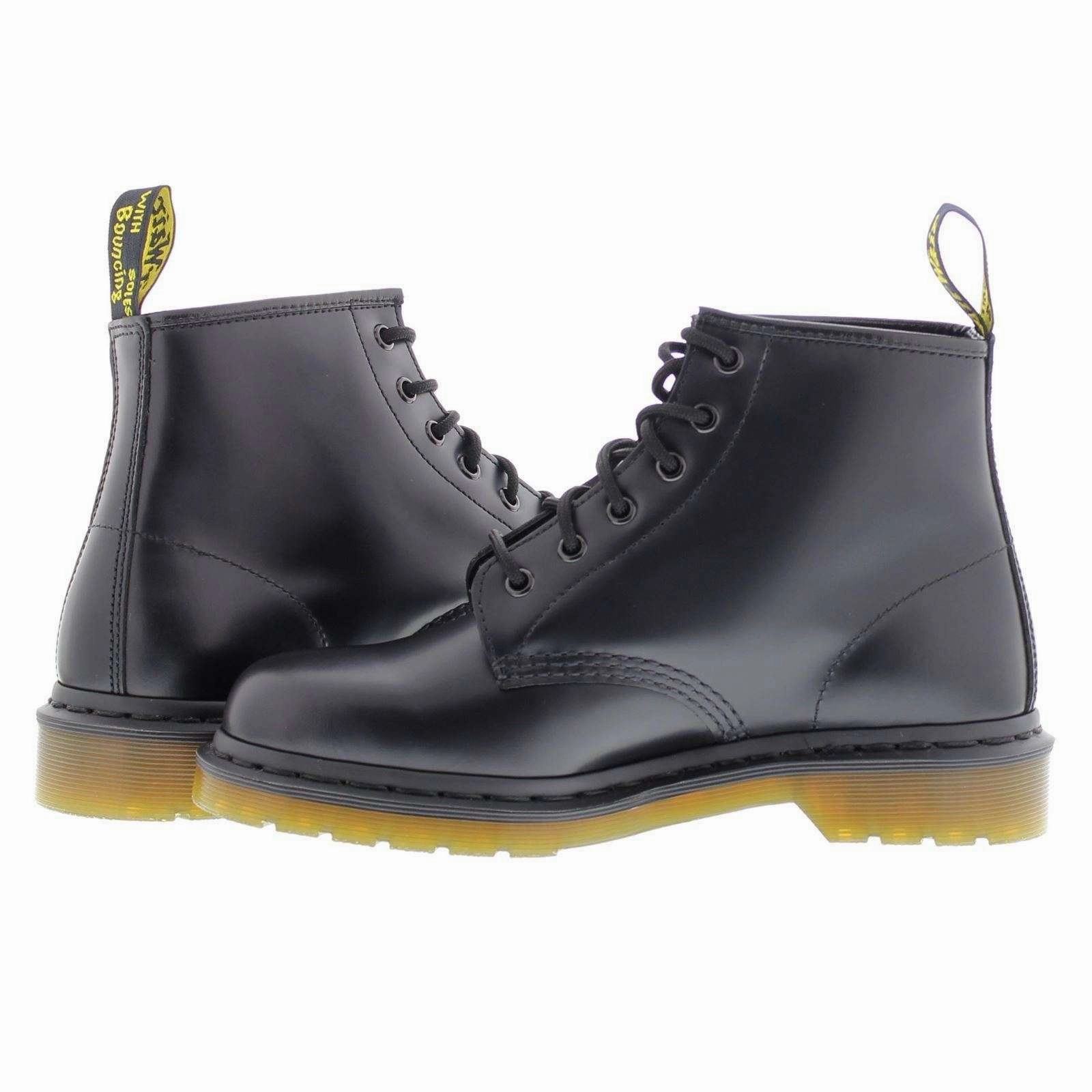 Lace Up Open Toe Ankle Boots Dr. Martens 101 Smooth Leather Women's Ankle Boots