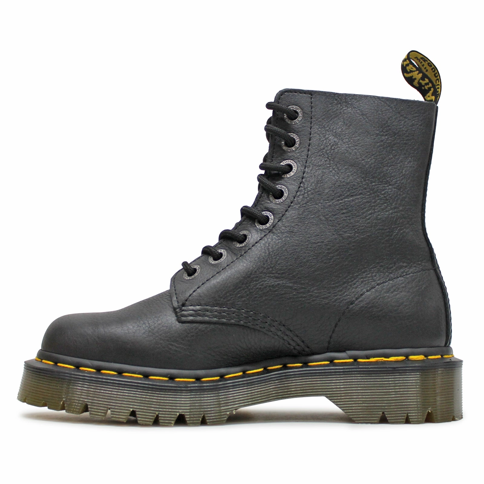 Dr. Martens 1460 Pascal Bex Pisa Leather Unisex Ankle Black Boots Ankle Boots Wide Opening
