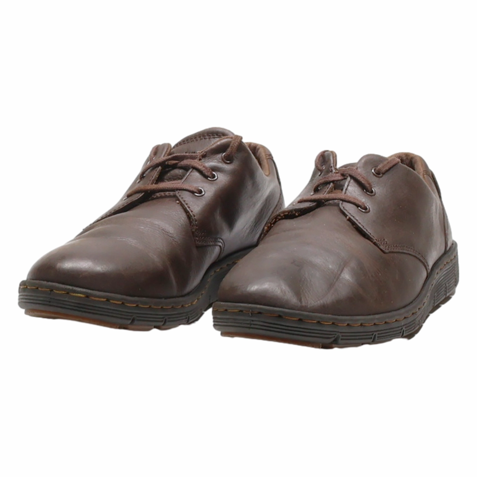 Wingtip Derby Dress Shoe DR MARTENS Backline Lo Derby Shoes Brown Leather Mens UK 8
