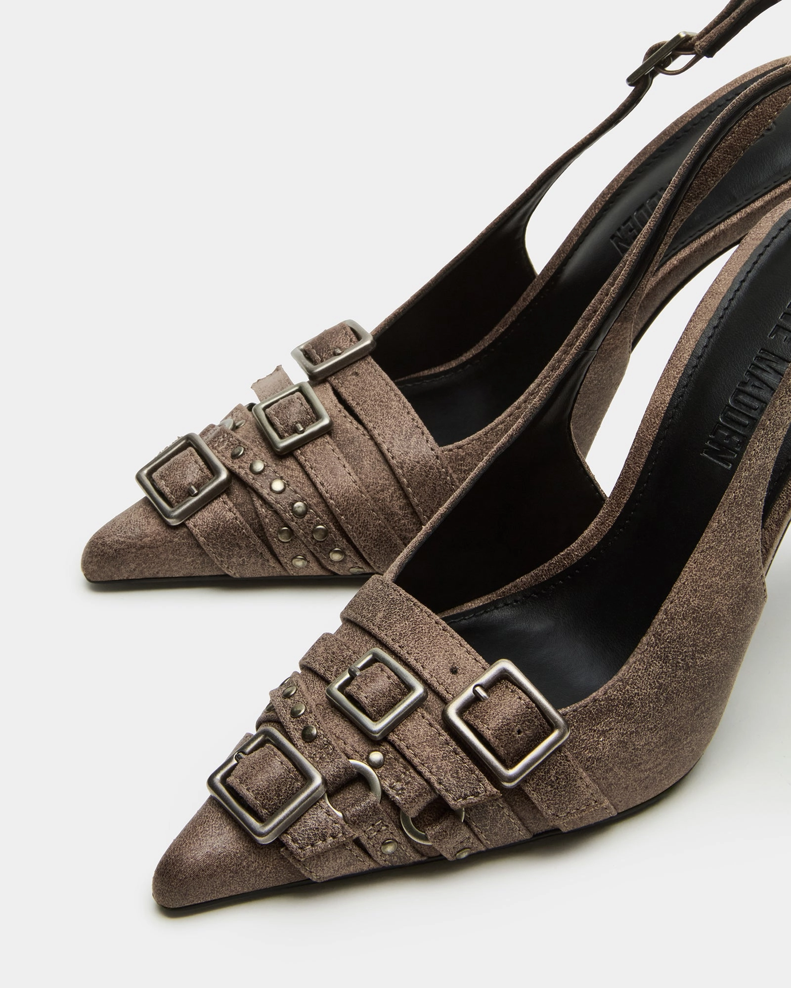 Wedge Converse High Heels RIVVY GREY DISTRESSED