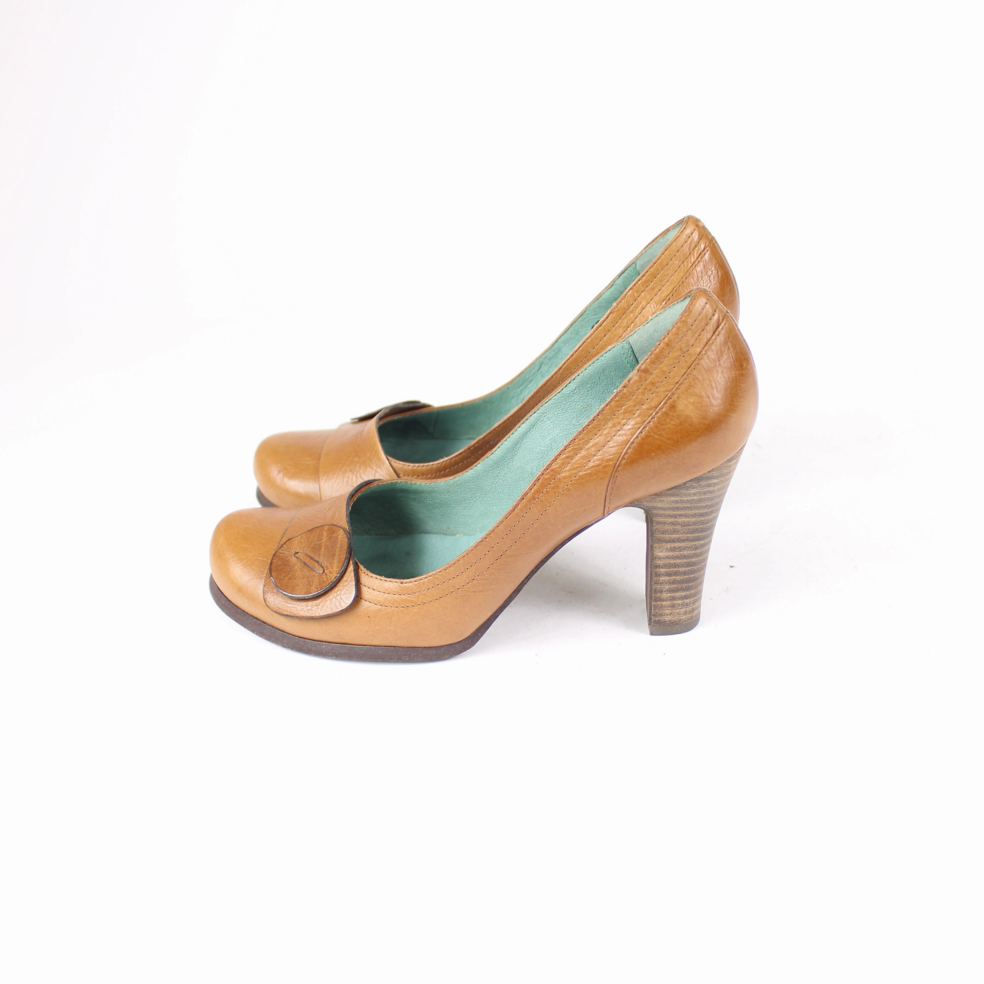 Sempre Di Brown Leather Pumps Sore Feet From High Heels