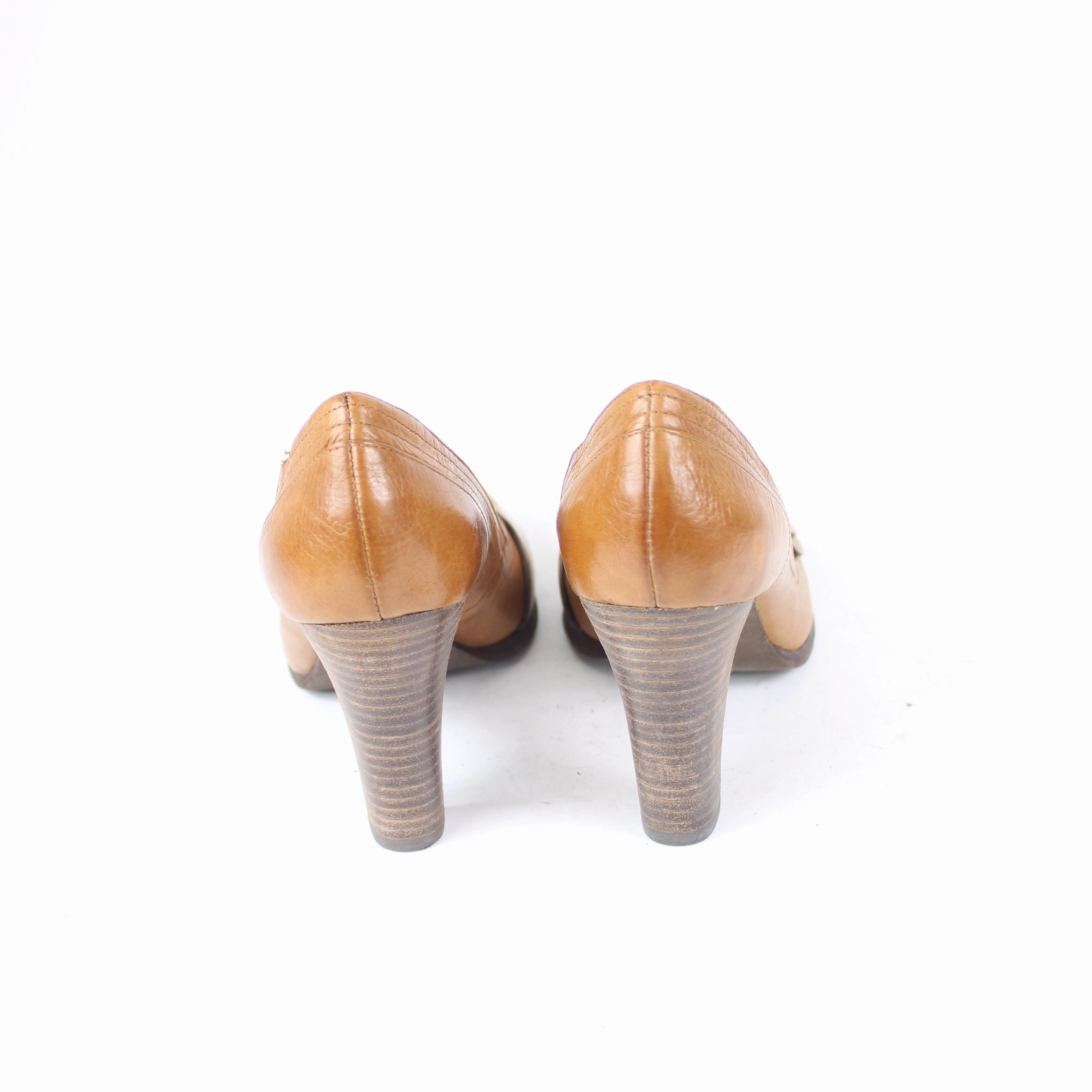 High Heels In The Wilderness Blog Sempre Di Brown Leather Pumps