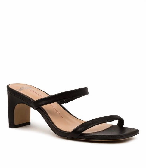 Mollini Hailed 3 Colours ~ Black ~ Tan ~ Nude ~ Leather Shoe Inserts For High Heels