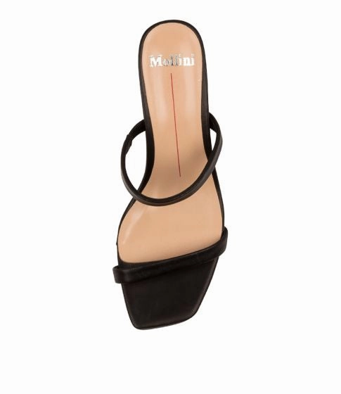 Mollini Hailed 3 Colours ~ Black ~ Tan ~ Nude ~ Leather High Heel Cookie Cutter