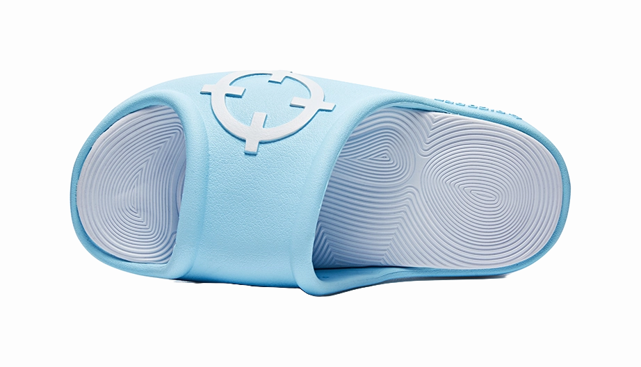 Waterproof Shoes For Wide Feet Rigorer Skyrim 1 Slide - Moon Blue White Slide Slippers for Unisex