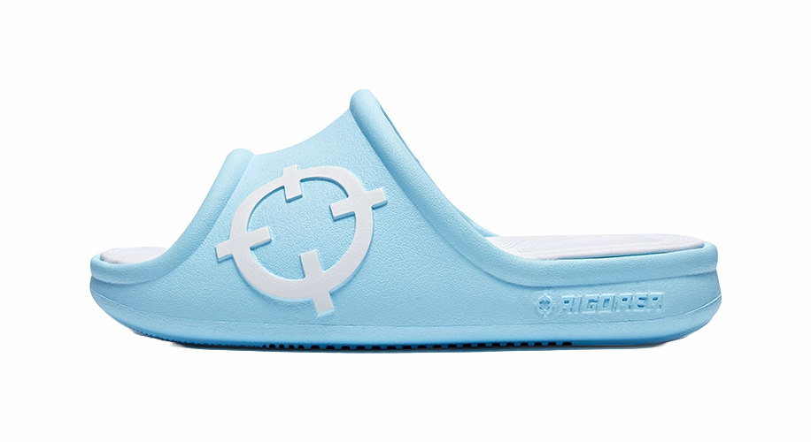 Waterproof Hiking Shoes For Alaska Rigorer Skyrim 1 Slide - Moon Blue White Slide Slippers for Unisex