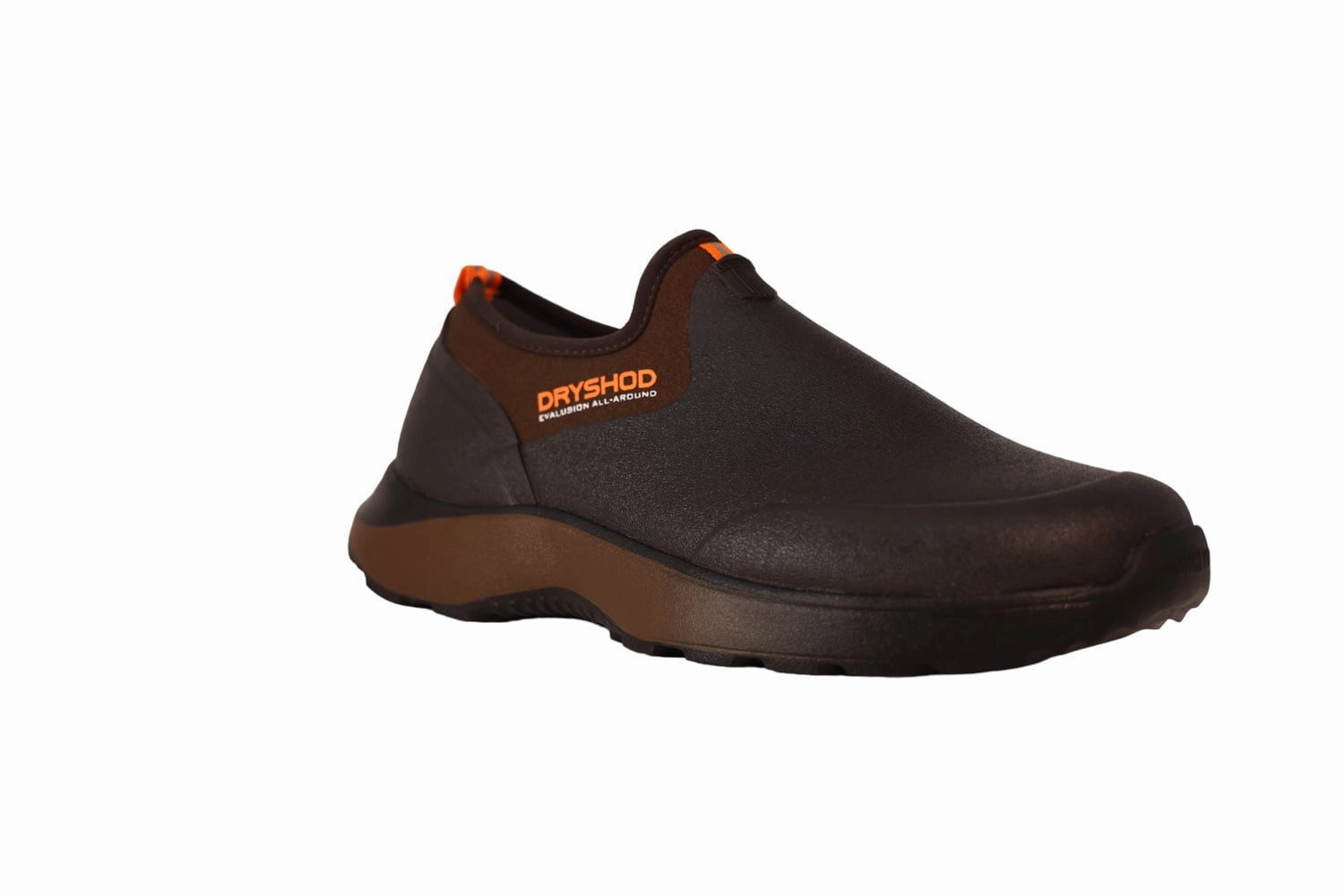 Shoe Protector Dryshod Mens Evalusion Super Lightweight Brown Rubber Slip-On Shoes