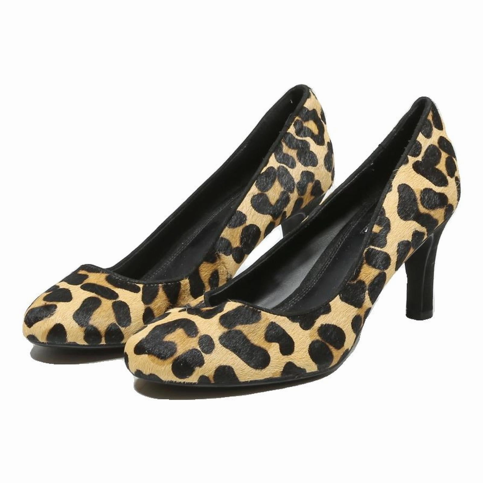 DUNE Womens Leopard Print Court Heels Synthetic UK 6 Animal Lover Stylish High Heels Pinterest
