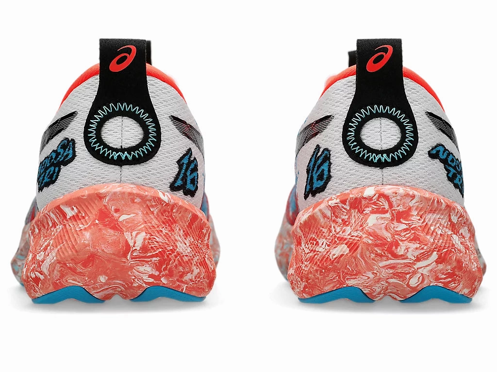 Asics Mens Noosa Tri 16- White/Sunrise Red (1011B872-100) Asics Gel Upcourt Indoor Court Shoe