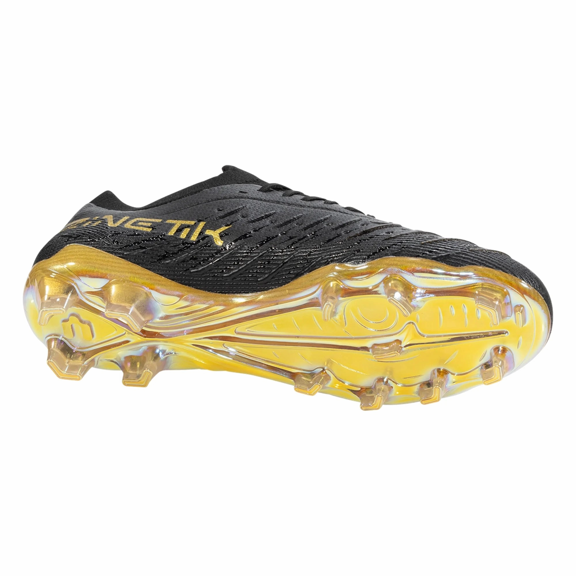 Charly Zinetik PFX Firm Ground Soccer Cleats (Black/Gold) Best Cleats Soccer