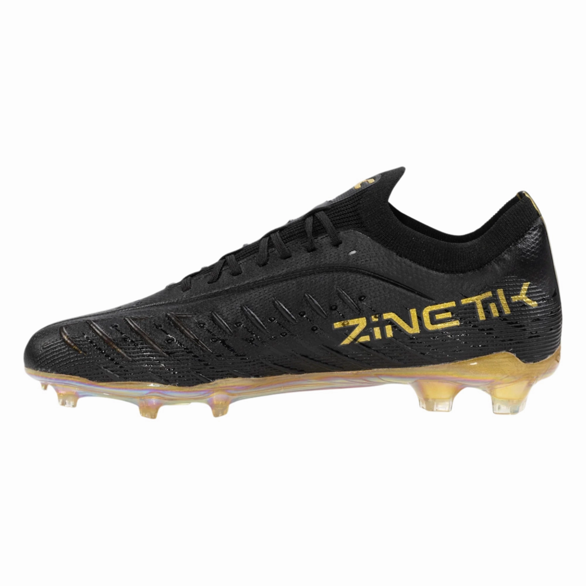 Charly Zinetik PFX Firm Ground Soccer Cleats (Black/Gold) Best Firm Ground Soccer Cleats