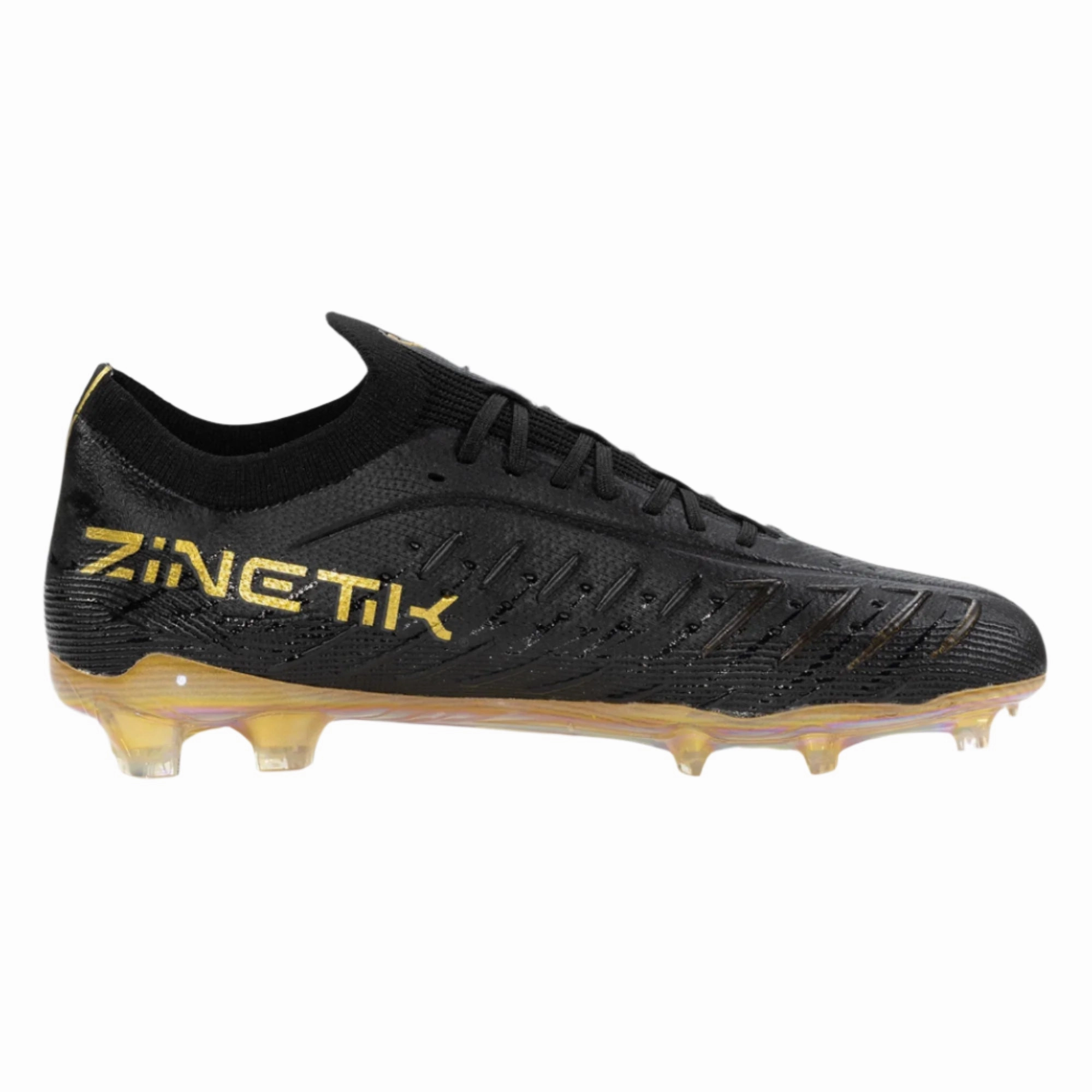 Charly Zinetik PFX Firm Ground Soccer Cleats (Black/Gold) Elite Pack Soccer Cleats