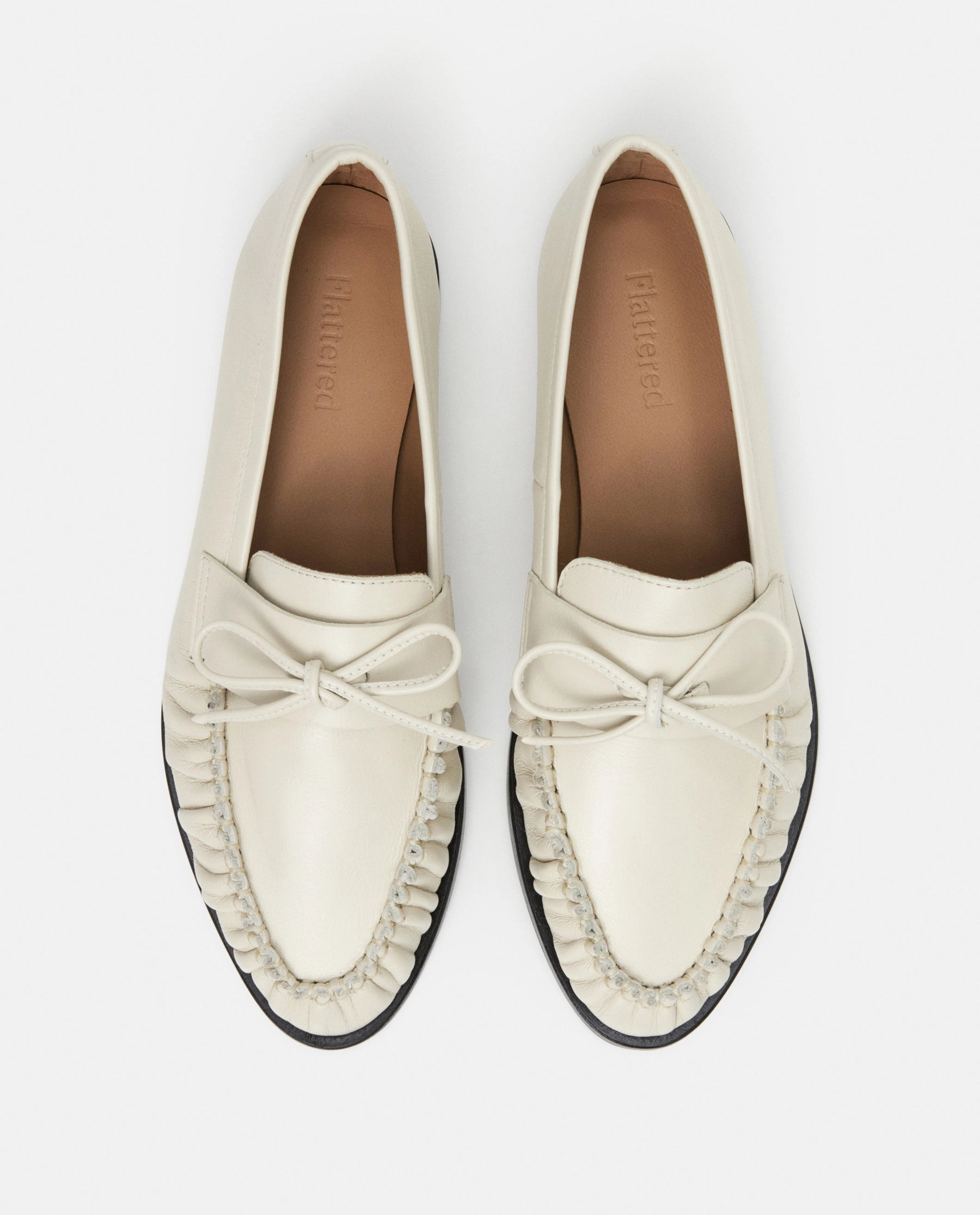 Loafers Moccasins Dylan Leather Creme