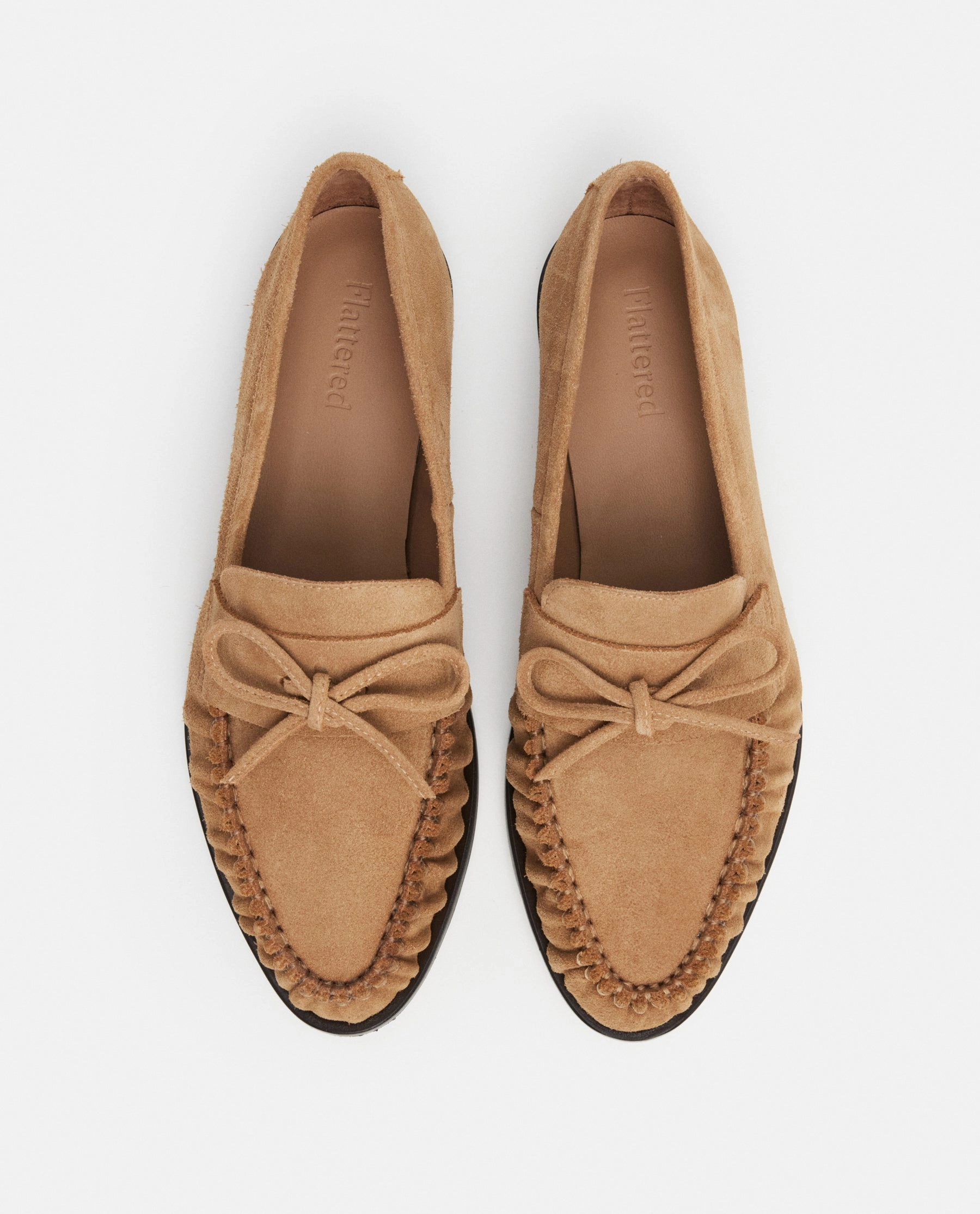 Dylan Suede Cognac Laced Loafers