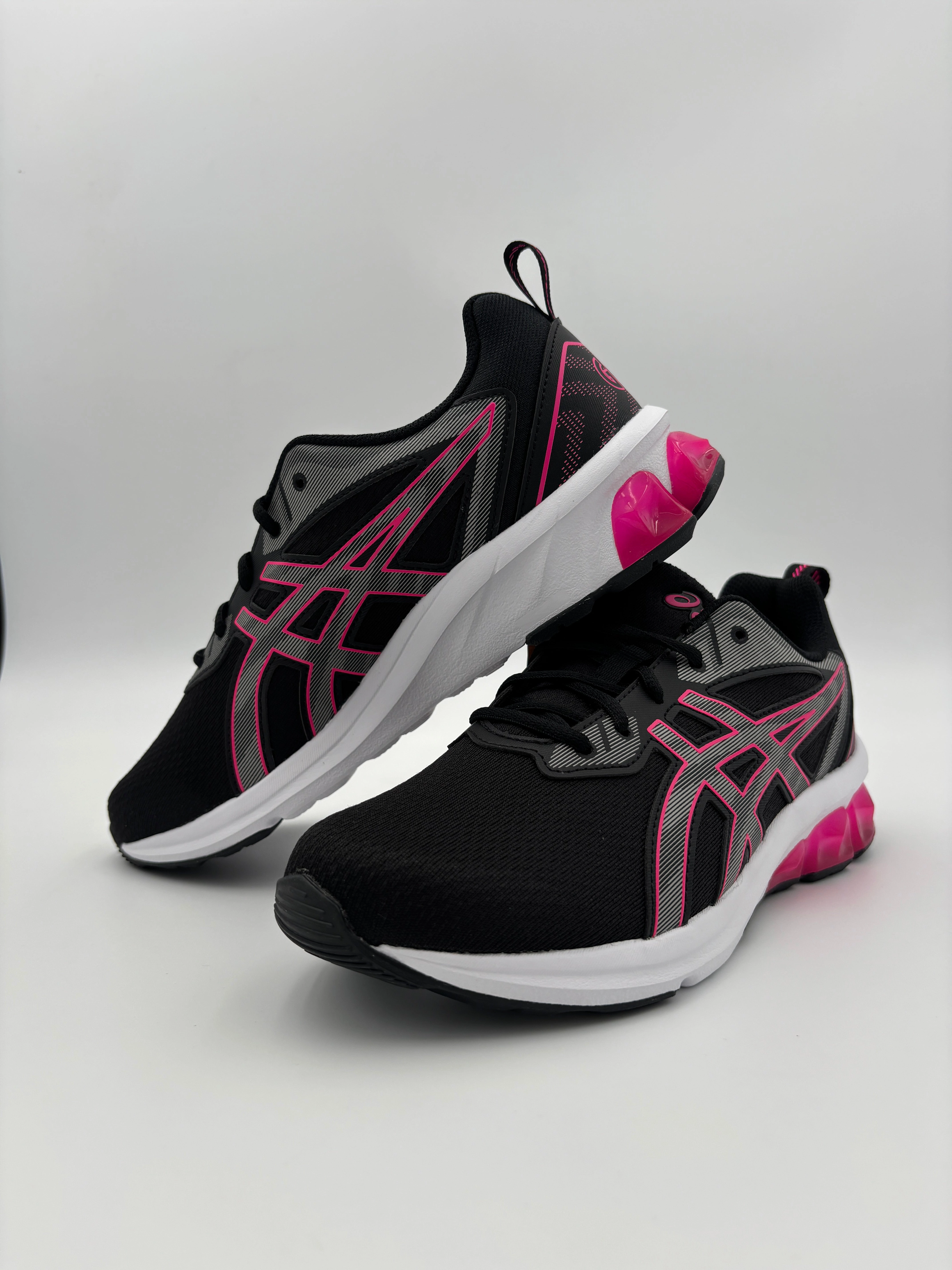 Asics Trail Running Shoes For Overpronators Asics Kid's Gel Quantum 90 Black/Pink Running Shoes