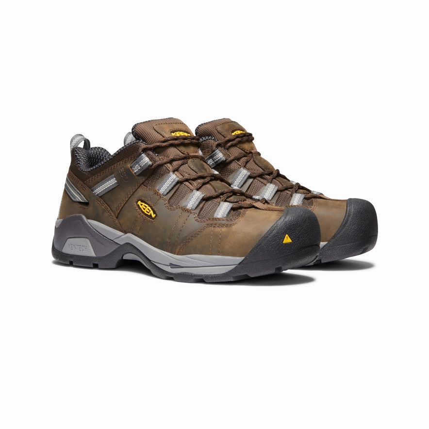 Timberland Motion 6 Mid Hiking Boots Men's Detroit XT ESD (Steel Toe)  |  Cascade Brown/Gargoyle