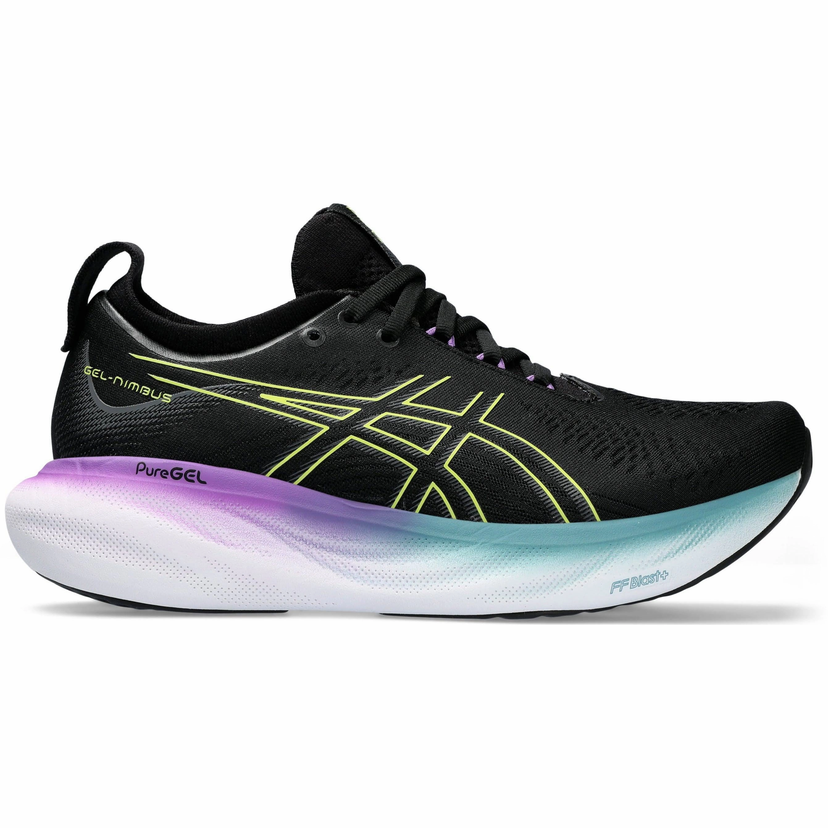Asics Gel Nimbus 25 Womens Running Shoes - Black Asics Touch Shoes