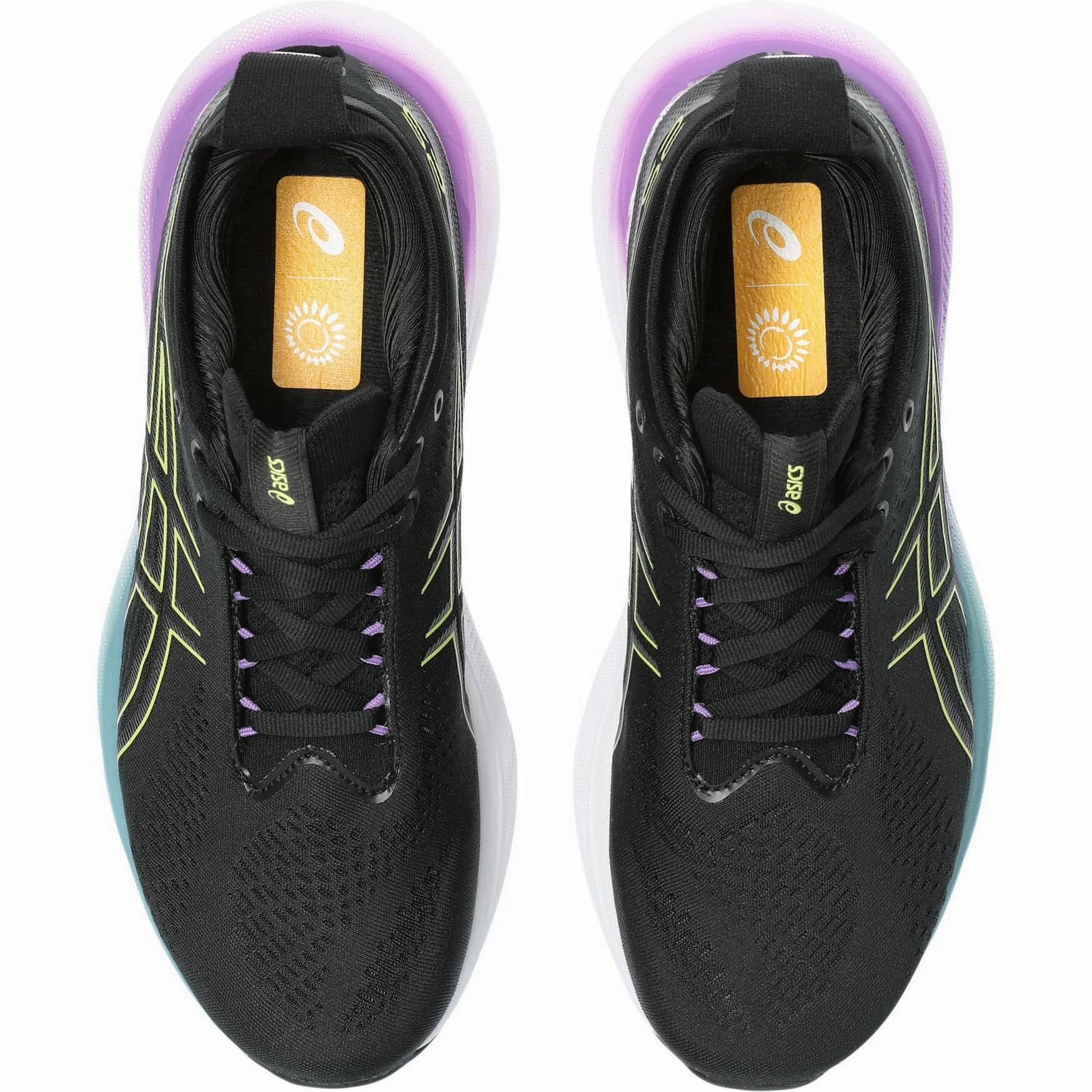 Asics Gel Nimbus 25 Womens Running Shoes - Black Asics City Shoes