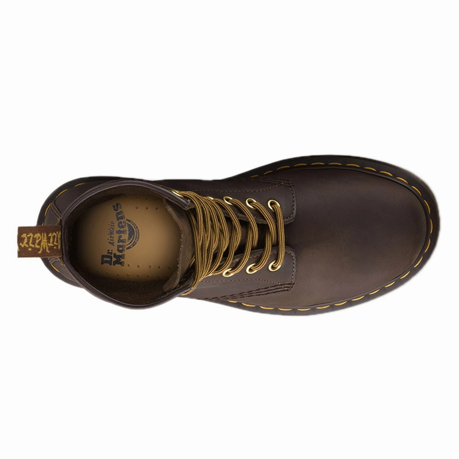 Dr. Martens 1460 8 Eyelet Crazyhorse Leather Unisex Ankle Aztec Boots Comfortable Leather Ankle Boots