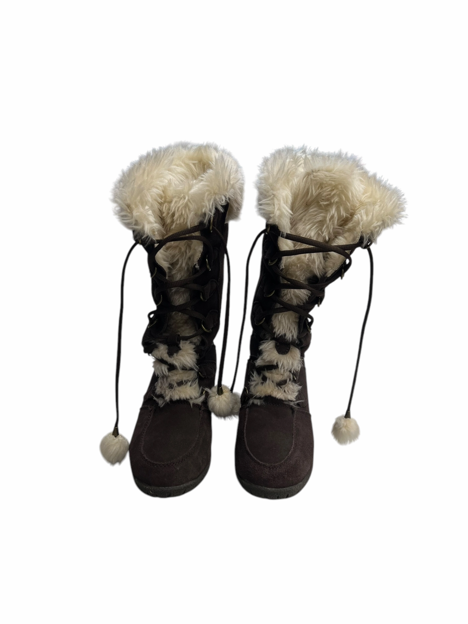 Boots Mid-calf Heels By Sporto In Brown, Size: 6.5 Rocky Boots