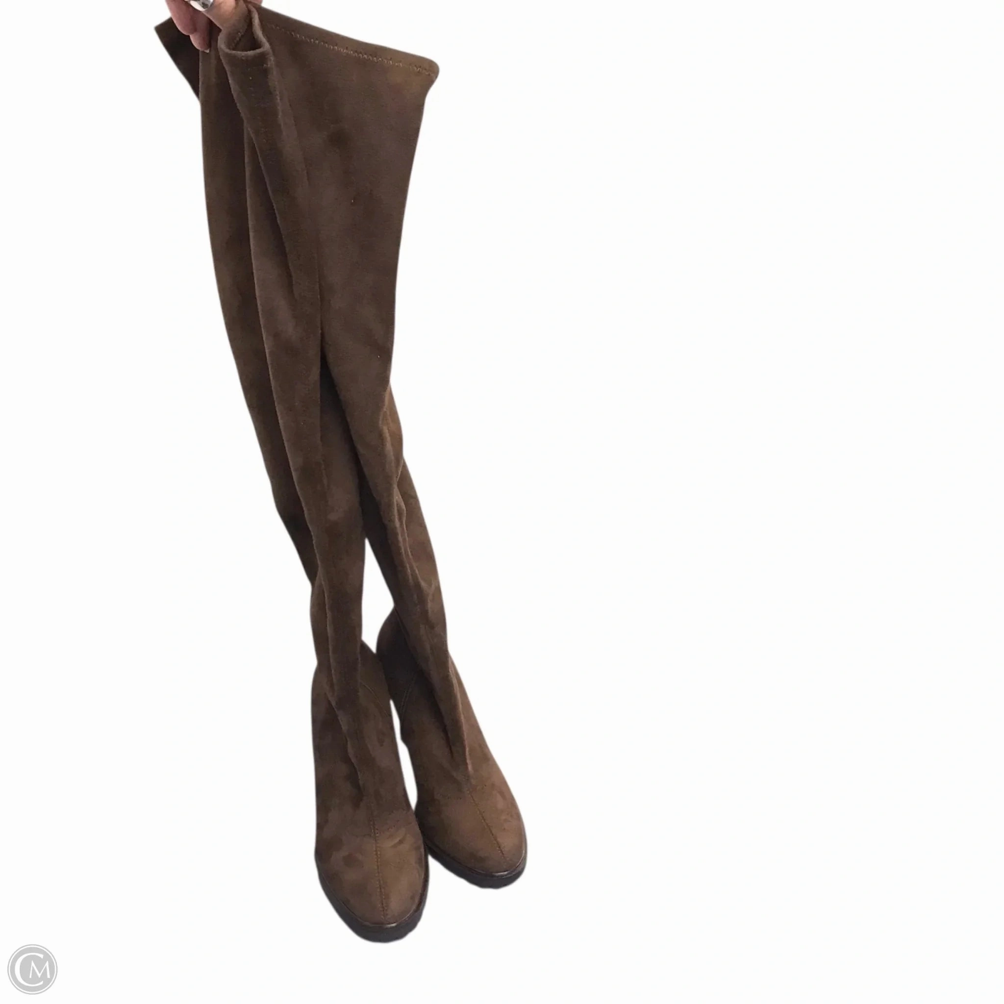 Boots Over-the-knee Heels By Jennifer Lopez In Brown, Size: 7.5 Japanese Boots