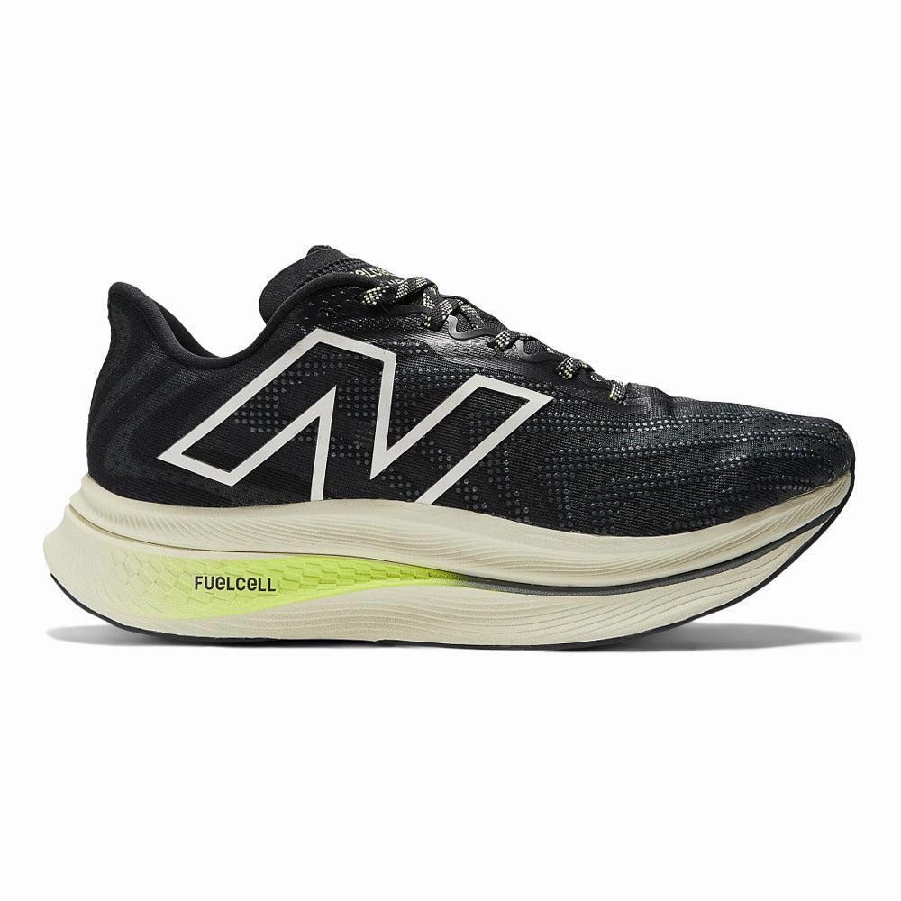 Men's New Balance FuelCell SuperComp Trainer v2, Black/Thirty Watt, 10.5 D Medium New Balance On Sale Women's