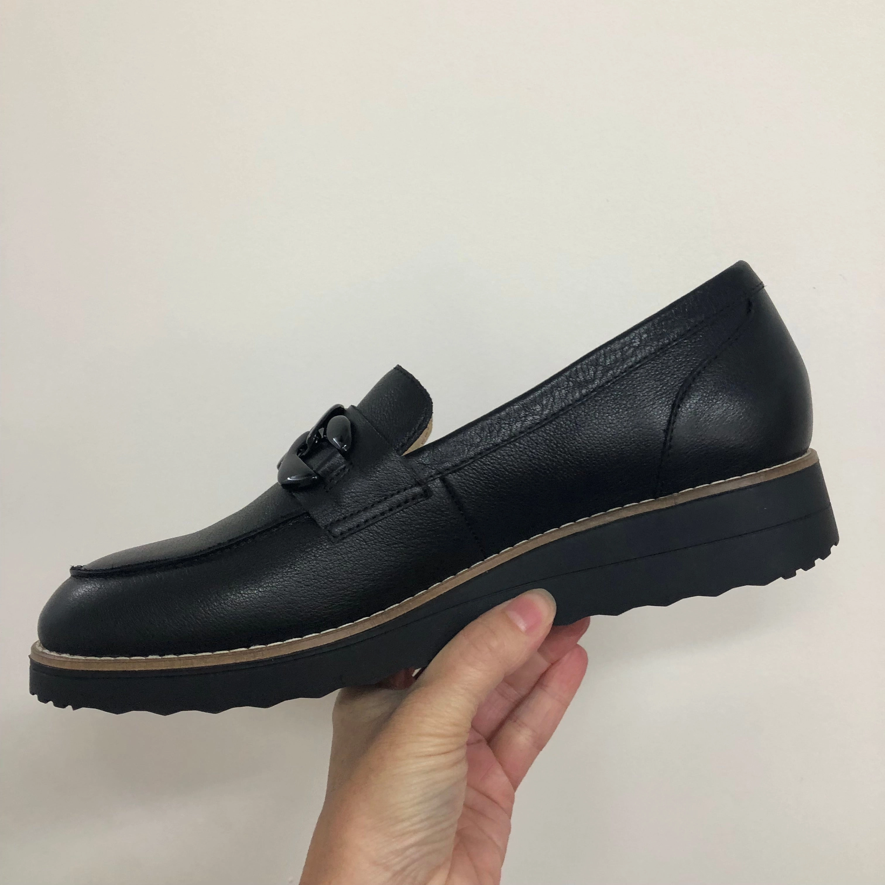 Top End Ozama ~ Black ~ Dark Tan ~ NEW COLOUR VANILLA ~ Leather Loafer Boat Shoes Vs Penny Loafers