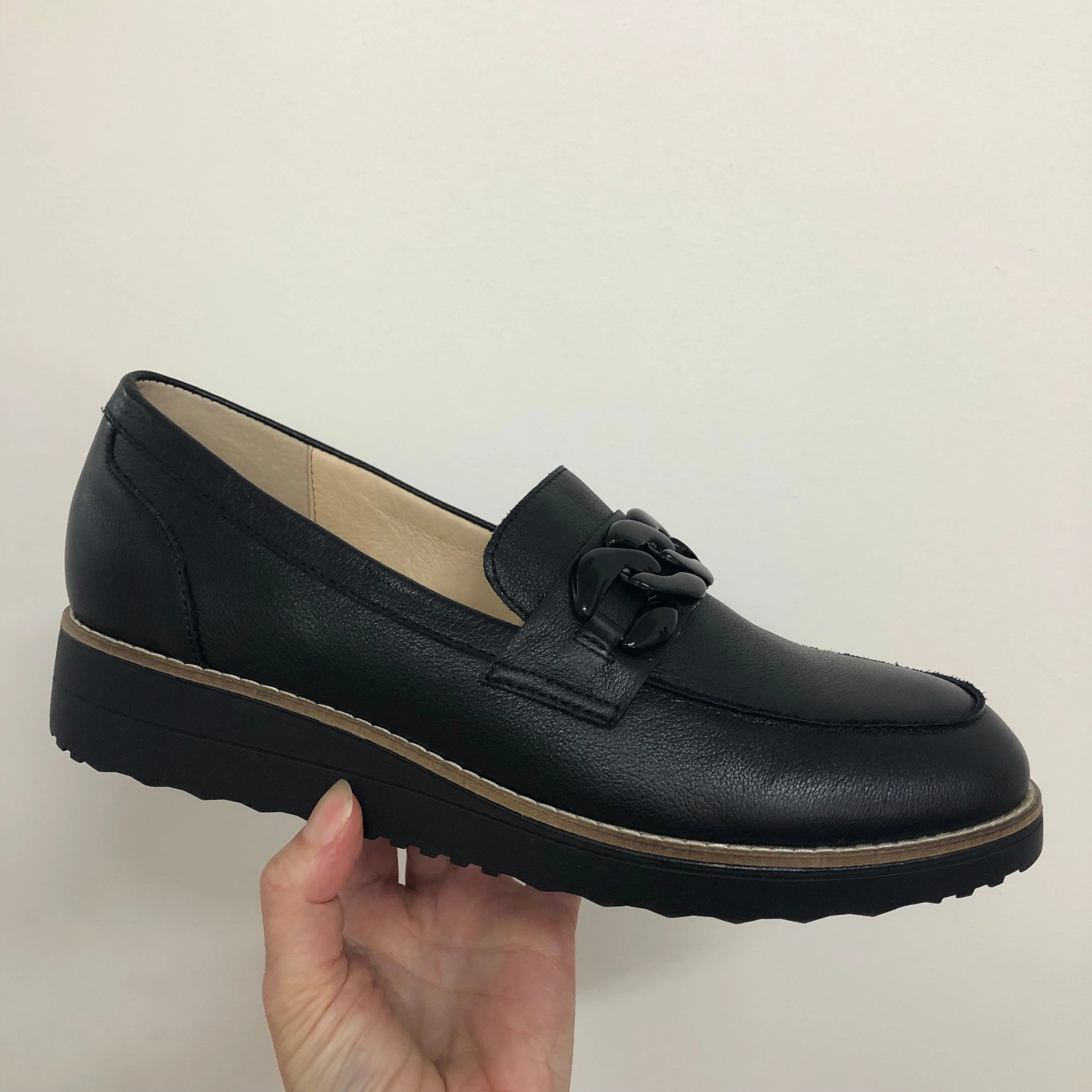 Top End Ozama ~ Black ~ Dark Tan ~ NEW COLOUR VANILLA ~ Leather Loafer Loafers Meme