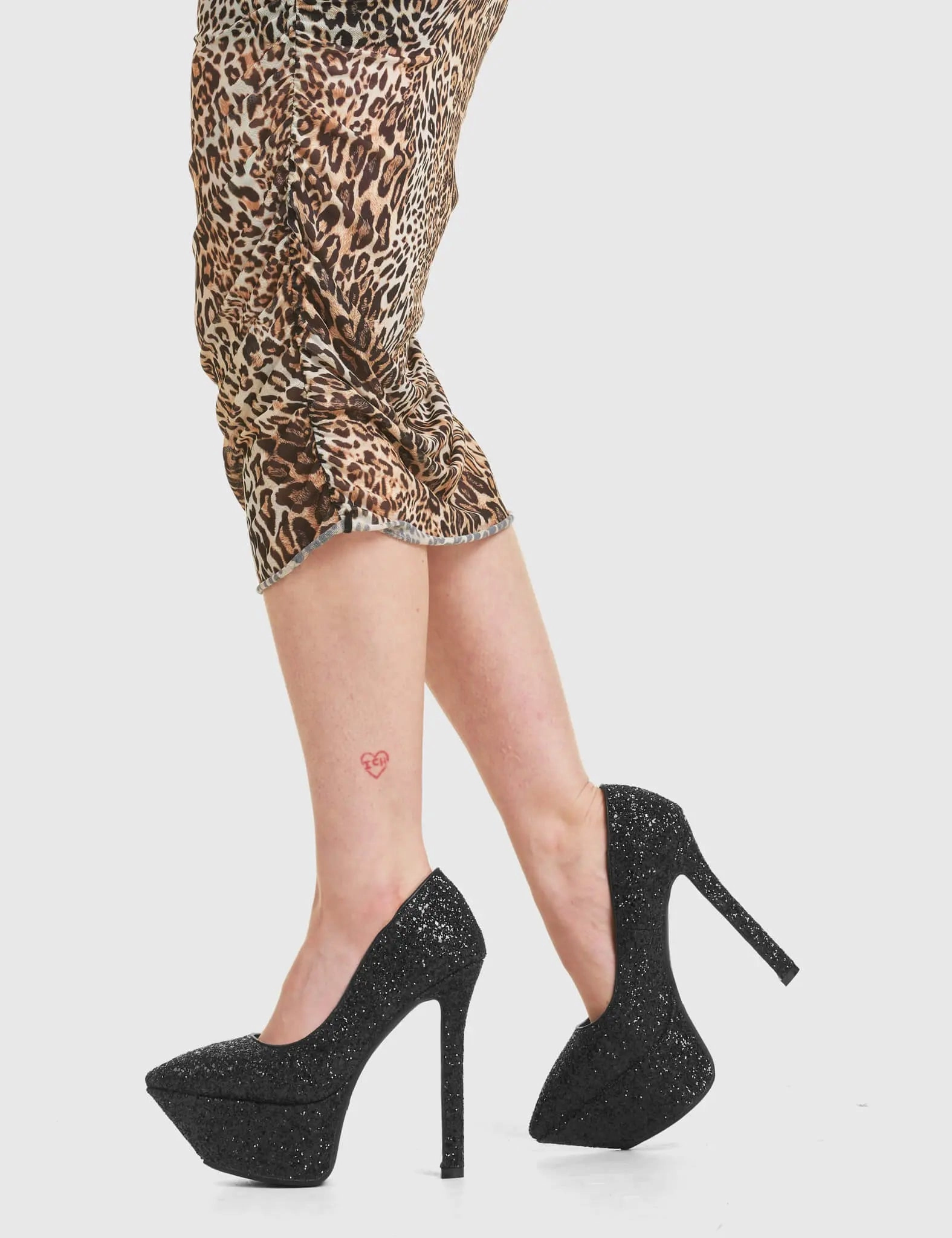 Wedding High Heel Shoes Diamond In The Rough Platform Heels