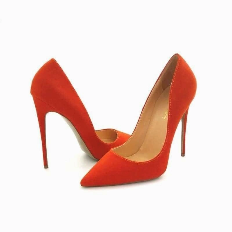 Suede Leather Footwear Women Pumps