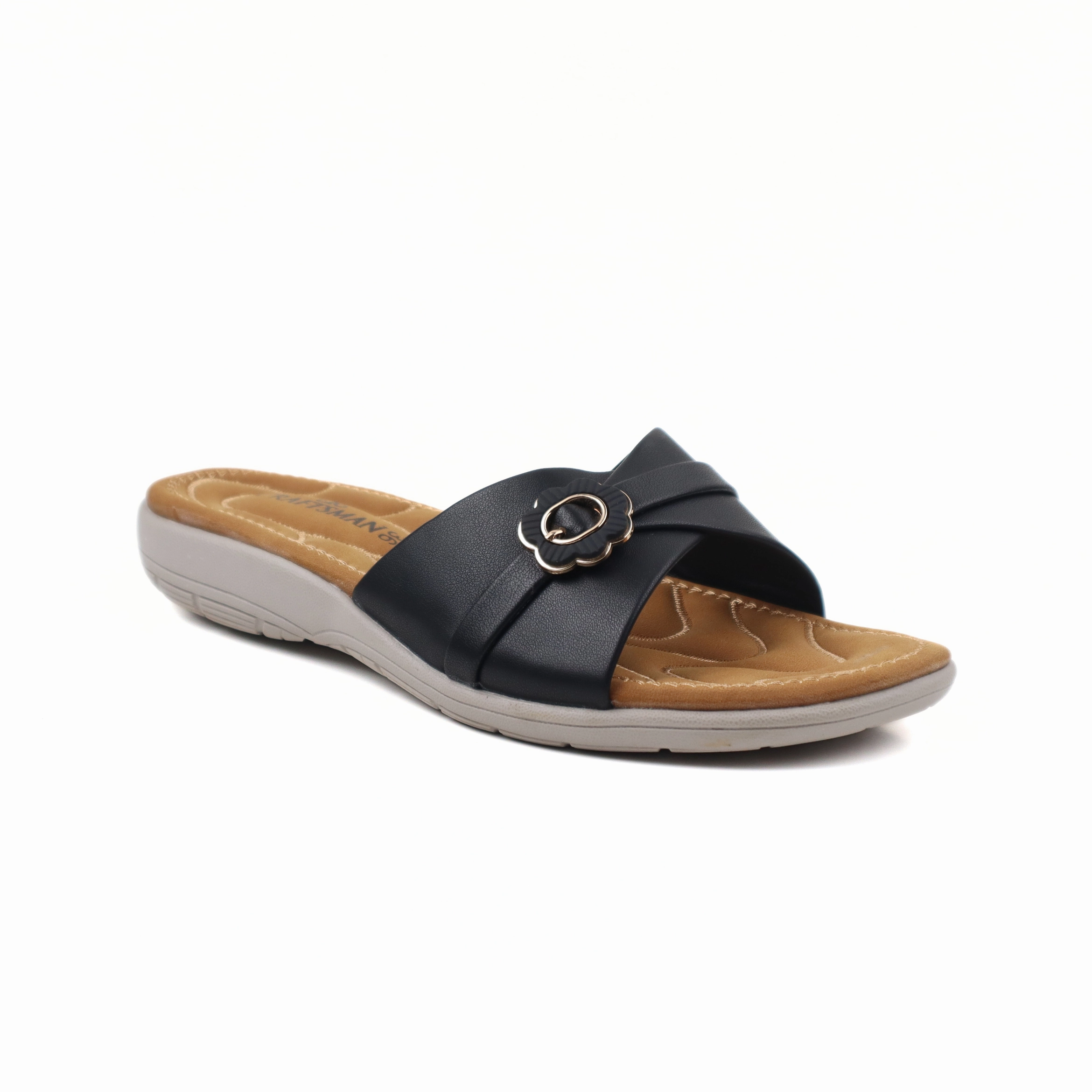 CRAFTSMAN WOMENS SLIP ON SANDALS Plus Size High Heels