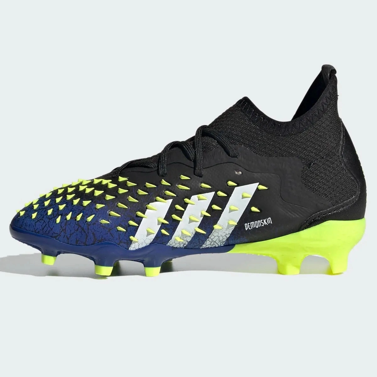Outdoor Cleats Soccer Adidas JR Predator Freak .1 FG- Royal-Volt-Black