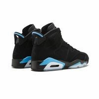 Shoe Nike Dunk Drawing Men's Jordan 6 Retro "UNC" Basketball Shoes - Black