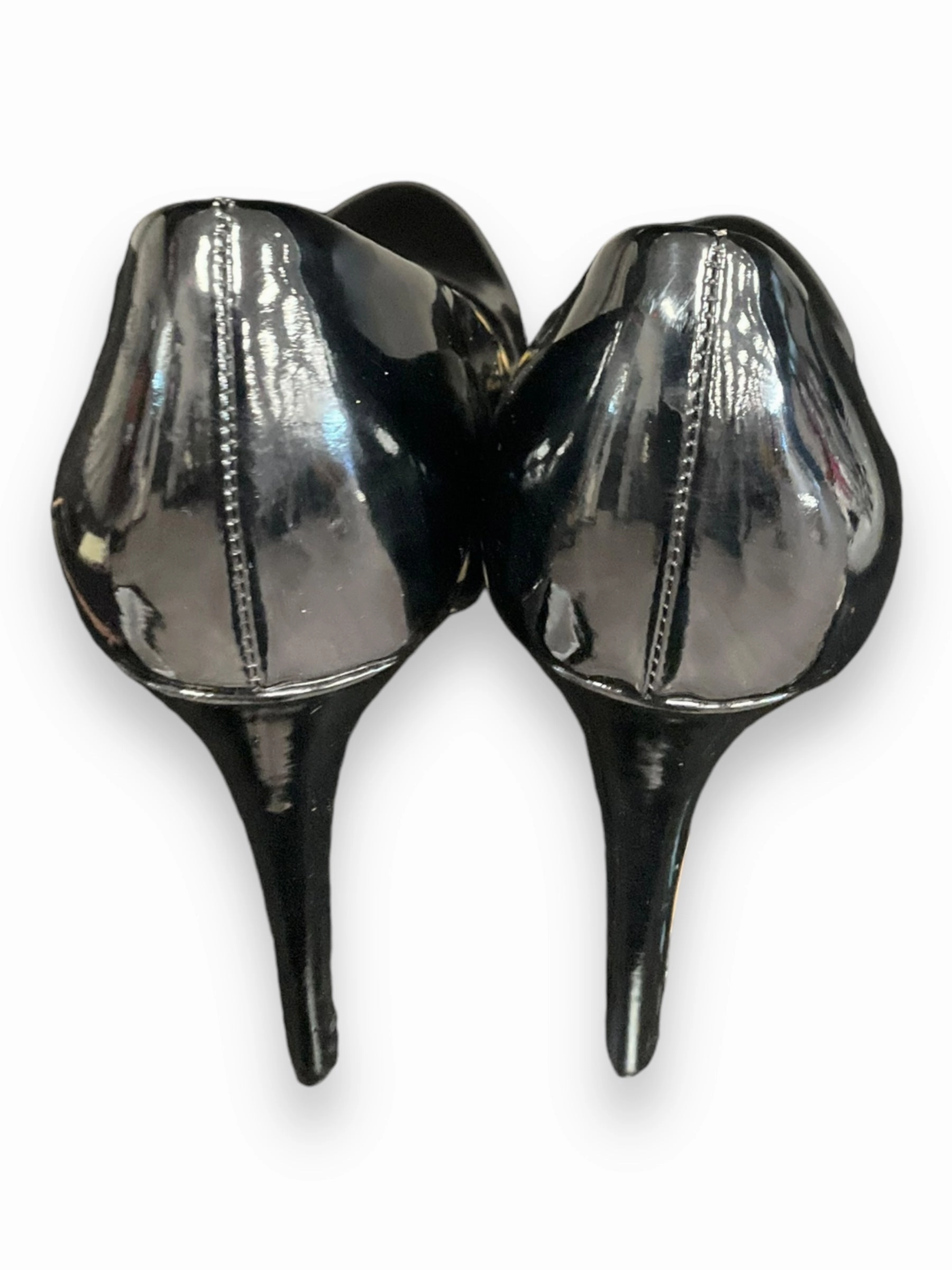 Shoes Heels Stiletto By Chinese Laundry In Black, Size: 8 Open Toe High Heel Booties