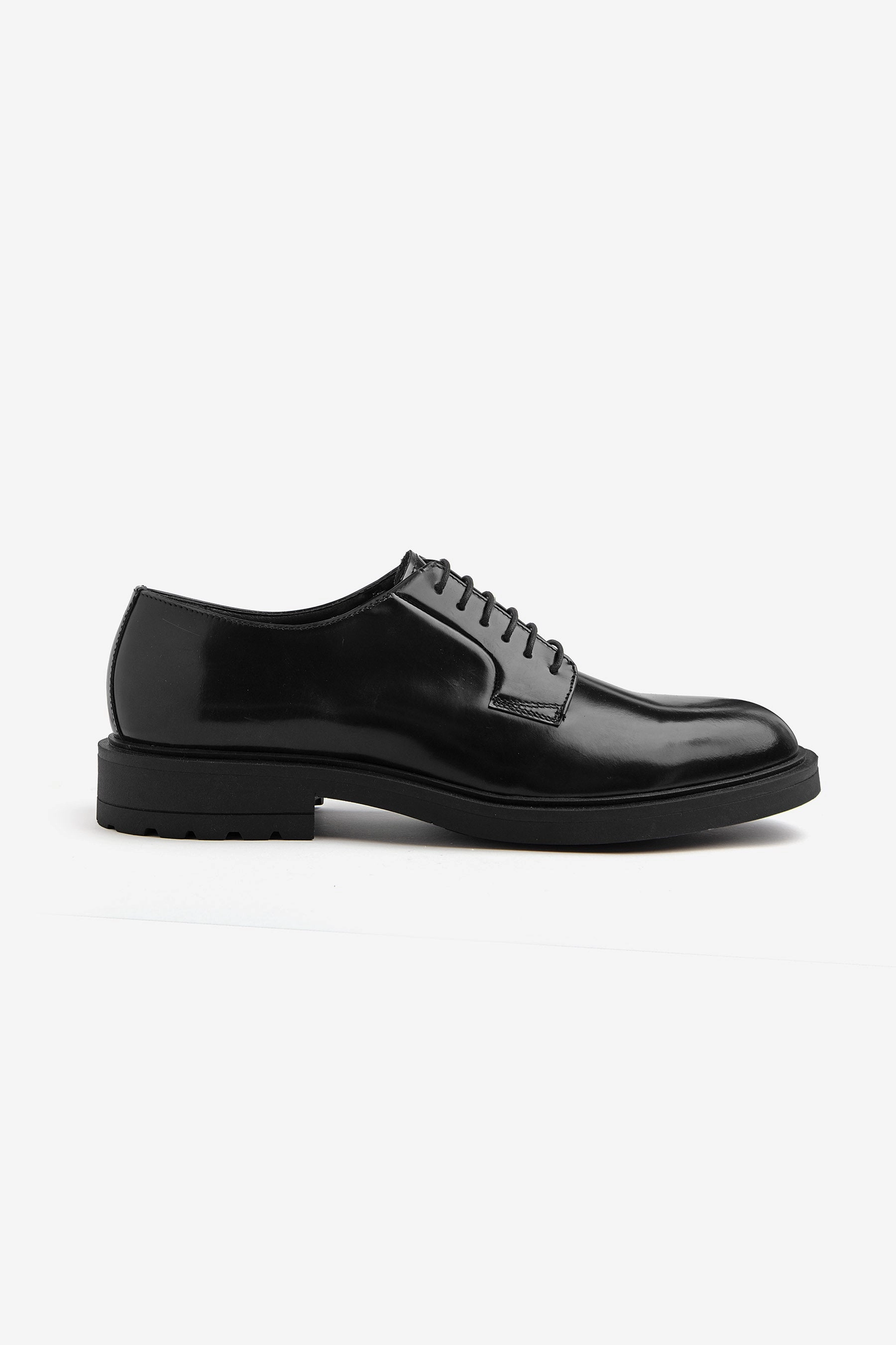 Scarpa classica derby nera Lace-up Basketball Shoes