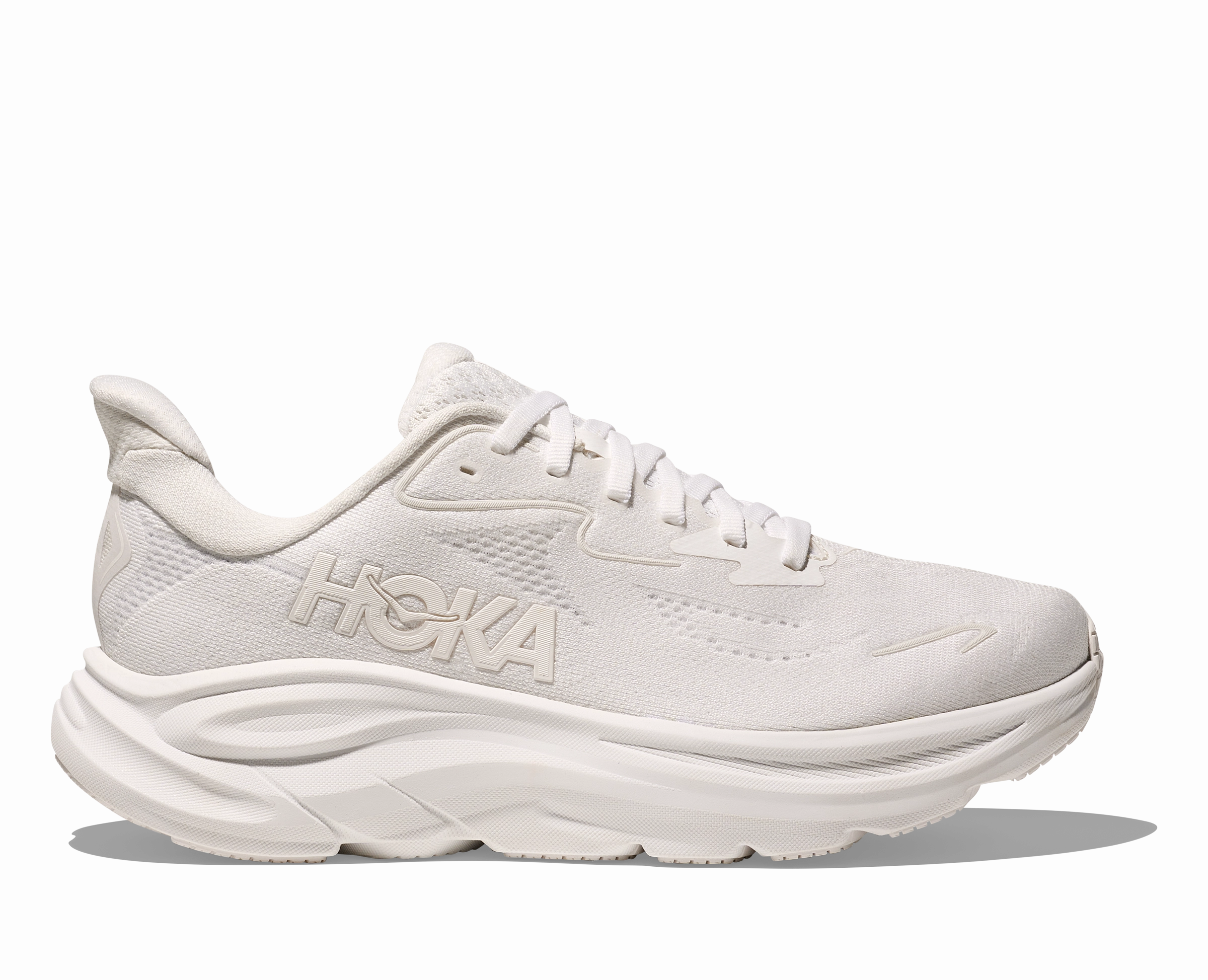Fresh Foam 1080v11 Running Shoes HOKA Women's Clifton 10 - WHITE / WHITE (Wide)