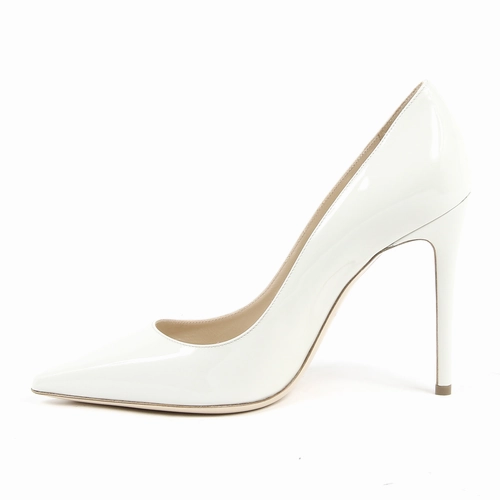 V 1969 Italia Womens Pump White ESTER Leather And High Heels